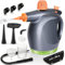1250W Steam Cleaner Vaporeta Limpieza Hogar 475ml Limpiador de Vapor de Mano 3.5 Bar Limpiador de Vapores Portátil de Usos Múltiples con 11 Accesorios para Eliminar Suciedades Grasas de Suelos Cocinas