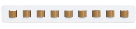 Brillenständer, Wandhalterung, Brillenhalter, multifunktionaler Sonnenbrillen-Organizer, 9 Löcher, Brillenaufhänger, Brillenaufbewahrungsregal (weiß)