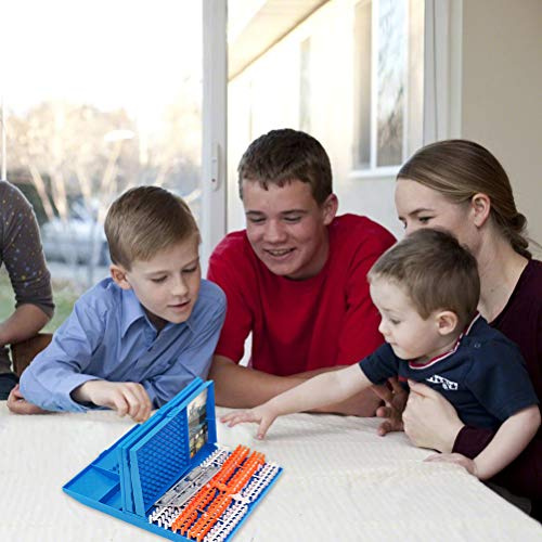 Seeschlacht-Brettspiel, Spannendes Marinekampf-Strategiespiel für die Intelligenzentwicklung von Kindern, Blaues ABS-Material (Blue)