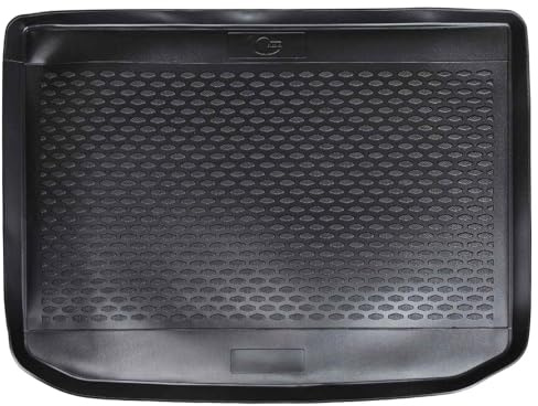 vidaXL Kofferraummatte Schwarz Gummi, rutschfest, leicht, Kofferraum-Matte, Fahrzeug-Laderaum, Audi Schutz, Sportback, schwerlast, Heck