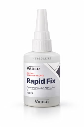 RAPID FIX Colla istantanea al cianoacrilato trasparente 20 g – Adesivo forte e preciso per legno, plastica, gomma e metallo