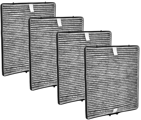 vhbw 4x Aktivkohlefilter Ersatz für Miele 11762650, DKF 25-P für Dunstabzugshaube