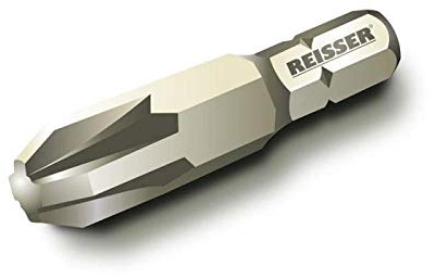 Reisser PZ04L Torsion PZ4 Screwdriver Bit 5-Pieces, 38 mm Length, Silver