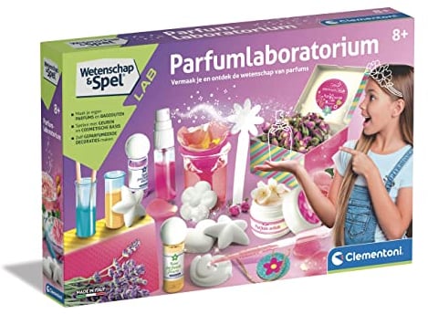 Clementoni Parfümlabor: Wissenschaftliches Kit zum Erstellen eigener Düfte, geeignet für Kinder (8-14 Jahre), unisex, MINT-Fächer, Sensorische Erforschung, Konzentration