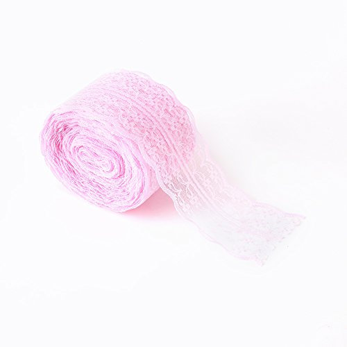 Garniture de-Schleifenband Stoff Spitzen-schlankes 10 m/Kleines Brot-Schleifenband Garniture de Spitze von 4,5 cm breit für das Handwerk DIY Rose