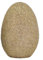 EXNER edles Deko Glimmer-Ei Osterei Champagner/Gold glitzernd Ø7,5x10 cm zum Stellen Osterdekoration