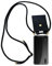 cadorabo Coque Collier pour Huawei P20 in Noir - Housse Protection en Silicone Transparent avec Anneaux Dorés, Cordon pour Mettre Autour de Cou et Etui Détachable
