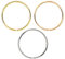 Monster Piercing Nasenring, 14 Karat Gold, 0,6 mm (22 Gauge), nahtlos, durchgängig,