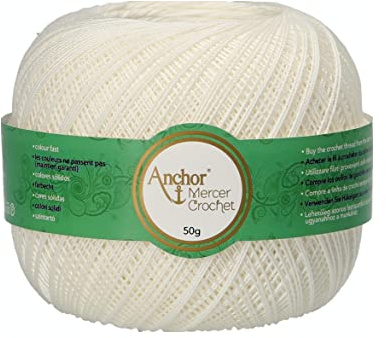 Anchor Artiste Mercer Crochet 80, 4710080-00002, Farbe:2, Häkelgarne