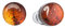 ANDANTE Premium Collection - Master of Zen - Echte Natur OSTSEE Bernstein Ohrstecker, reines 23 Karat Gold, 925 Sterling Silber und Schwarze Eiche ** Lava ** Zertifiziert, Gold des Meeres