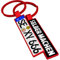 SONZE Personalisierter Schlüsselanhänger Kennzeichen beidseitig bedruckbar mit Name Logo Foto Bild Wunschgravur – Individueller Auto KFZ Nummernschild-Anhänger Geburtstag Geschenk personalisiert