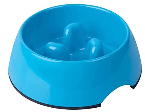 SuperDesign Slow Feeder Dog Bowls Cat Bowls- Anti-Gulping Puppy Slow Feeder Bowl for Dry Wet Raw Food Non-Slip Slow Feeder for Small Medium Large Breed
