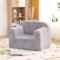 Tiita Kindersofa, Kindersofa mit Tragegriff & Seitentaschen, Kinder Schaumstoffstuhl, Kleinkind Armlehnenstuhl, Leichter Kindersofa Stuhl, Kinder Lese Sofa, Grau