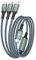 100W Câble Chargeur Multi Embout, [1.2M] Cable Multi Chargeur USB C vers USB C [100W]+USB C vers Lightning[27W]+ USB C vers Micro[10W]pour Galaxy S23/iPad Pro, iPad Mini, MacBook Pro/Air/iPhone14 13