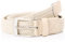 JACK & JONES Herren Jactheo Woven Belt Flechtgürtel, Weiß, 90