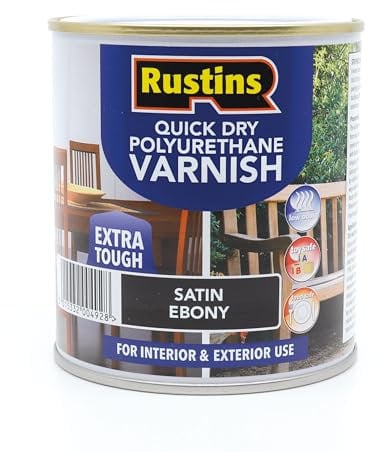 QD Poly Varnish Satin Ebony 1lits