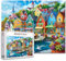 Tucocoo Colorful Seaside Town Jigsaw Puzzles for Adults 1000 Pieces, Coastal House Scenery Art Jigsaw Puzzle 27x20 Inch Colorful DIY Puzzles for Home Decoration, Family Puzzle Perfect for Game Nights