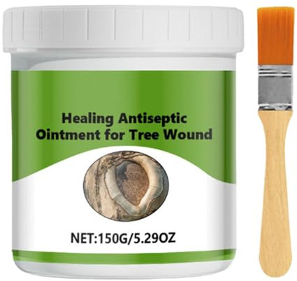 Tree Wound Sealer | Tree Wound Dressing 150g Pruning Sealer,Tree Bark Repair with Brush, Tree Trunk Paint for Pruning, Grafting, Shaping, Bonsai Trees