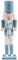 Nutcracker Soldier Christmas Decor, 12 Inch Wooden Nutcracker Soldier Are Drumming White and Blue Traditional Cute Christmas Nutcracker Decorations for Xmas Decorations Table Ornament Gift Style1