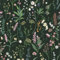Murgall Selbstklebend Tapete Blumen Wandtapete 44x300cm Vintage Möbelfolie Bauernhof Wildwood Tapete Dunkle Tapete für Wohnzimmer Schlafzimmer Kinderzimmer