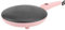 Creador de Crepes Eléctrico, Fabricante de crepé 8 Pulgadas Base Color Rosa para Uso Doméstico (Enchufe de la UE 220V)