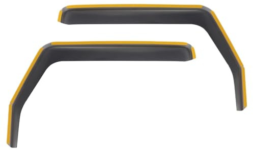 Regenschutz Für Autofenster Für Jeep Für Wrangler Für JK 2007-2018 Seitenfenster Markisen Außen Wetter Schild Unterstände Wind Regen Schatten Visier Schutz Deflektor(2Pcs)