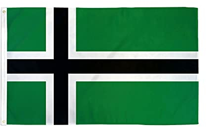 AZ FLAG - Flagge Vinland Wikinger - 150x90 cm - Winland Fahne 100% Polyester mit Messing-Ösen - 110g