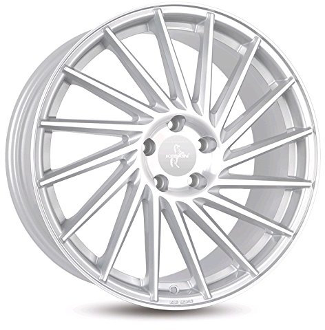 KESKIN KT17 SILVER FRONT POLISH 8x18 ET30 5.00x5x112 Hub Hole 66.60 mm - Alu felgen