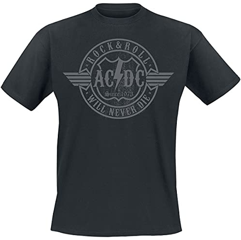 AC/DC Rock & Roll - Will Never Die T-Shirt Schwarz