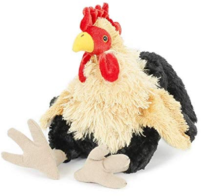 Unbekannt Stofftier Hahn 23 cm, Kuscheltier Plüschtier, Hähnchen Gockel Huhn Henne