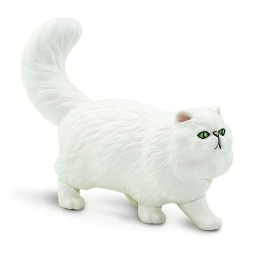 Safari Ltd. Perserkatze Figur | 3“ Realistische Katzenfigur | Ungiftig & BPA-frei | Für Kinder ab 3 Jahren geeignet