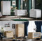 QMM TraumMoebel Babyzimmer Kinderzimmer komplett Set Bonny weiß Bett Schrank Kommode weiß oder Eiche (Eiche)