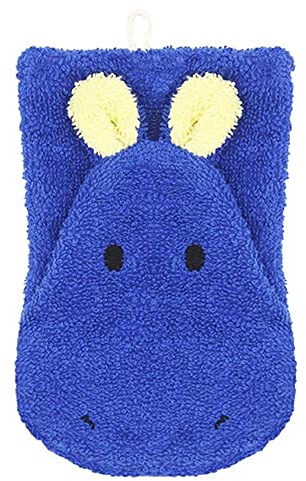 Hippo blau Bio Waschlappen, FÜ230