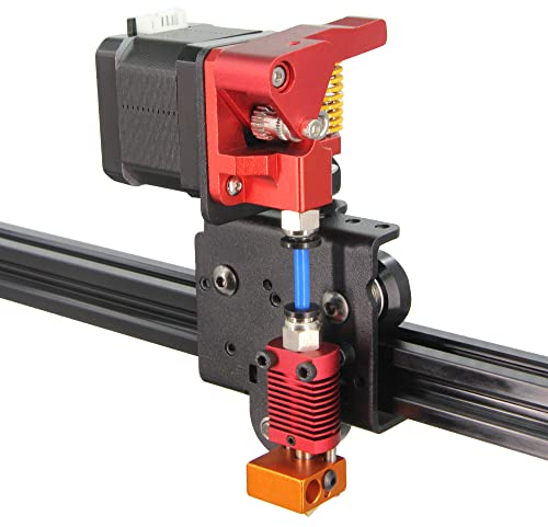 Befenybay Upgrade Direct Dual Gear Extruder Support Plate Kit mit Schrittmotor Easy Print Flexibles Filament für Creality Ender 3/CR-10 3D-Drucker