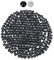 1440 Hotfix-Strasssteine,Flatback Glitzersteine Stones, Glas, runde Kristalle Strasssteine, Edelsteine​zum Basteln, für Kleidung, Schuhe, Taschen, DIY-Dekoration,Jet Black,SS6,1.8MM-2MM