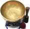 Cuenco tibetano grande de 25,4 cm para curación maestra martillado a mano, ideal para meditación, yoga, baño de sonido, atención plena, relajación, cojín, mazo de madera y baqueta incluidos