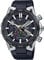 Casio Herren Solar Armbanduhr, 55.60mm GehäusegröÃŸe mit schwarz analog Zifferblatt und schwarz Metallarmband Armband EQB-2000DC-1AER