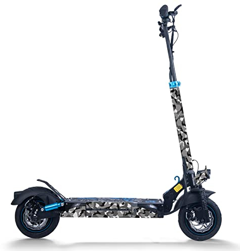 STYLISH SCOOTERS Unisex Jugend Schwarz (Black Camo) Vinyl für Elektroroller, bunt, universal