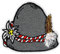 Oktoberfest Deko Aufnäher Oktoberfest Herren Outfit Patches zum aufbügeln/aufnähen | Filzhut Aufbügler Deutschland Patch lustige Bügelbilder für alle Stoffe | 75x60mm