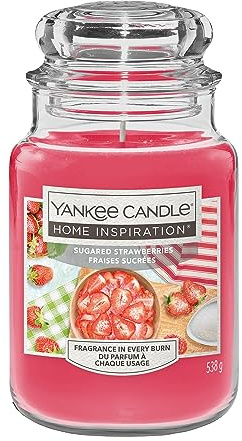 Yankee Candle Home Inspiration Sugared Strawberries Jar Large