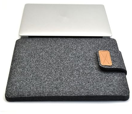 König Design Vertikale Filz Laptoptasche Tablet Sleeve 11-15 Zoll, Farbe:Dunkelgrau, Größe wählen:15 Zoll