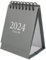 NUOBESTY Tischkalender 2024 Englischer Kleiner Tischkalender Tischkalender Mini-Kalender Kalenderplaner 2023–2024 Büro-Monatskalender Für Heimbüro