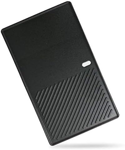 Denmay Plancha de hierro fundido 7637 de 44,4 x 26 cm para Weber Spirit I II E210 E220 S210 S220 (con botones frontales), placa de repuesto para Weber Spirit I II 200, 1 unidad