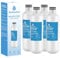 LT1000P Water Filter Replacement for LG LT1000P,LT1000PC,ADQ74793501,MDJ64844601 Refrigerator Water Filter 4 Pack
