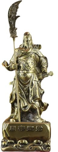 Guan Yu Statue Chinesischer General Figuren Vintage Guan Gong Skulptur Feng Shui Ornament Gutes Glück Büro Dekoration Für Zuhause