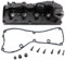 Hajus 1031029 Ventildeckel Zylinderkopfhaube + Öleinfülldeckel Ventildeckeldichtung für A3 Seat Skoda VW Golf Passat 1.6 2.0 TDI 03L103469R 03L103469C