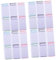 SEWACC 80 Stk Budgetkarte geld aufbewahrung geldaufbewahrung budget buch Budget-Tracker-Papier Spesen-Tracker Excel Beutel Budget Papierkarte Budgetplanerpapier doppeltes Offsetpapier