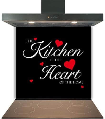 Printed Toughened Glass Splashback for Kitchen, Tempered Heat Resistant Glass Splashbacks for Cookers (Design 2013, 60 x 65cm)