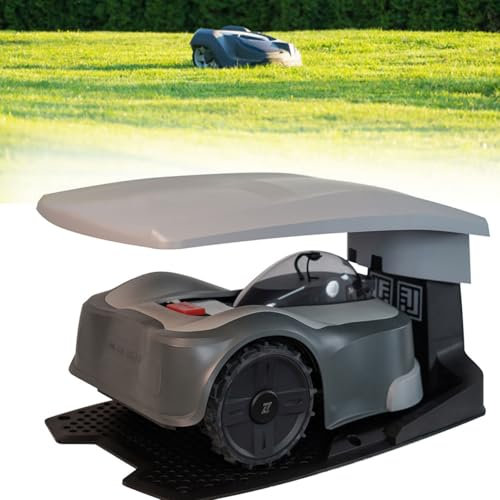 Robot tagliaerba senza filo perimetrale 1/4 acro / 10.890 piedi quadrati, controllo automatico dell'APP del tagliaerba con programmazione, ricarica automatica, connessione Wi-Fi Bluetooth,6000㎡