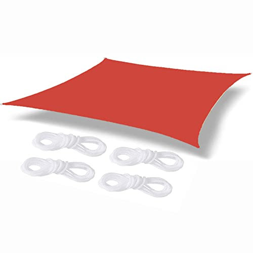 Tenda parasole impermeabile per esterni, 3 x 5 m, blocco UV, vela ombreggiante per patio, per attività da giardino e cortile